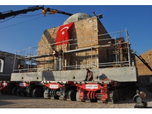 Hasankeyf’te 630 Yıllık Cami Yeni Yerine Taşındı