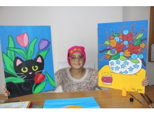 Melek, Lösemiyi Resimle Yeniyor