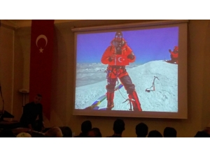 Milli Dağcı Tunç Fındık, Bursalılara Deneyimlerini Anlattı
