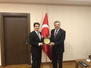 Rektör Taş, Sanayi Ve Teknoloji Bakan Yardımcılarını Ziyaret Etti