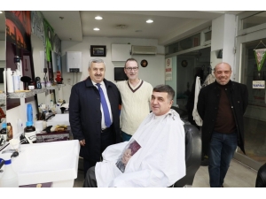 Başkan Baran Esnafla Bir Arada