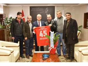 Başkan Kayda’ya Ayyıldız Forması