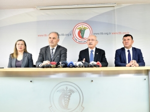 Kılıçdaroğlu’ndan Ttb’ye Destek Ziyareti