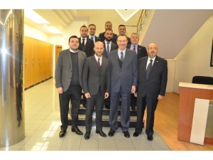 Gagiad’dan Gaosb Başkanı Mustafa Topçuoğlu’na Ziyaret