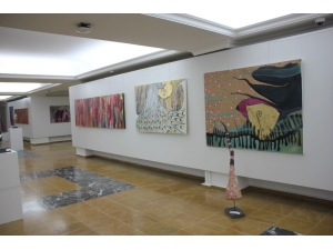 Sanatçı Sergisi Almanya’da Tedavi Gördüğü İçin Sergisi Arkadaşları Tarafından Açıldı