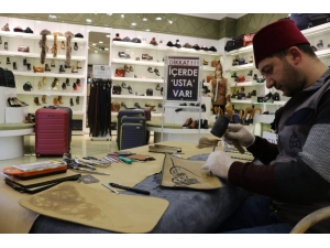 Erzurum’un Deri Ustaları Mng Avm’de Hünerlerini Sergiliyor
