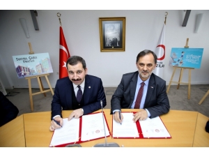 Karaköprü Belediyesi İle Kızılay Arasında İki Önemli Projenin Protokolü İmzalandı