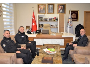 İlçe Emniyet Müdürü Alan’dan Başkan Öztürk’e İade-i Ziyaret