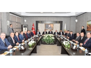 Gtb, Tobb Başkanı Hisarcıklıoğlu’nu Ağırladı