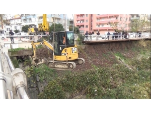 Su Sümbülleriyle Mücadele İçin Asi Nehri’ne Kepçe İndirildi