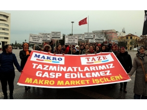 İşten Çıkartılan Çalışanlar Tazminatları İçin Yürüdü