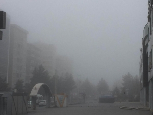 Diyarbakır Yeni Yılı Sisle Karşıladı