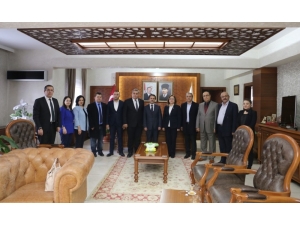 Mhp Heyeti Vali Aktaş’ı Ziyaret Etti
