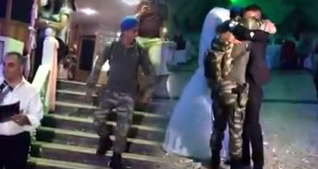 Abisinin Düğününe Son Anda Yetişen Askerin Videosu Paylaşım Rekoru Kırıyor