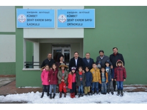 Kaymakam Demirkol Ve Başkan Kalın Okul Ziyaretinde