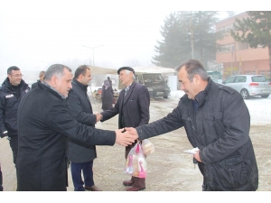İlçe Protokolü Pazar Esnafının Sorunlarını Dinledi