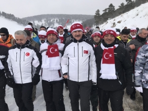 Sarıkamış Ay Yıldız Tören Alanında Anma Töreni Düzenlendi