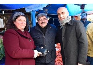 Başkan Can Pazar Esnafı İle Bir Araya Geldi