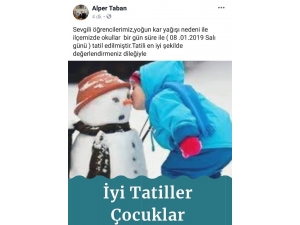 Bursa İnegöl’de Eğitime Bir Gün Ara