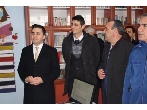 Karpuzlu’da Ali Devrim Kütüphanesi Hizmete Açıldı