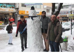 Bingöl’de Kar Yağışı