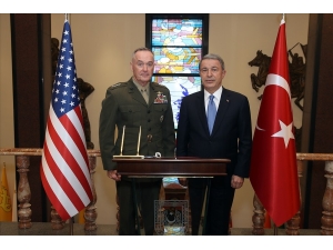 Milli Savunma Bakanı Akar, Abd Genelkurmay Başkanı Dunford İle Bir Araya Geldi