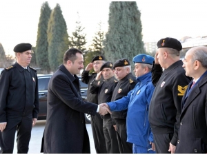 Vali Şentürk’e, Emniyet Ve Jandarmadan Bilgi