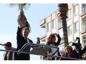 Chp Mersin Büyükşehir Belediye Başkan Adayı Seçer’e Coşkulu Karşılama