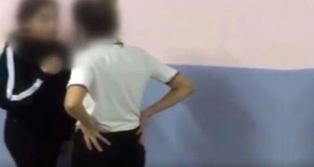 Ortaokulun Bodrum Katında Skandal Olay! Görüntüleri Ortaya Çıktı