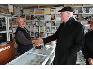 Kazım Kurt Küçük Sanayi Esnafını Ziyaret Etti