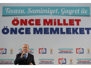 Cumhurbaşkanı Erdoğan: "Siyasetin Boş Lafla Değil Hizmetle Yapılacağını Gösterdik"