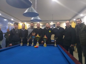 Bitlis’te 3 Bant Bilardo İl Birinciliği Turnuvası
