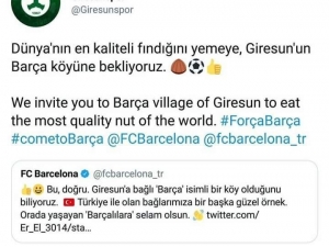 Giresunspor’dan Dünya Devi Barcelona’ya İlginç Teklif