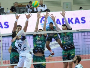 Cev Erkekler Şampiyonlar Ligi: Arkas Spor: 1 - Sir Colussi Perugia: 3
