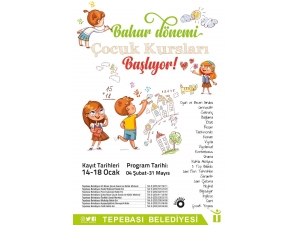 Bahar Dönemi Çocuk Kursları İçin Kayıtlar Sürüyor