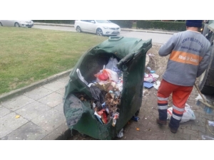 İzmit’te 663 Çöp Konteyneri Kullanılmaz Hale Geldi