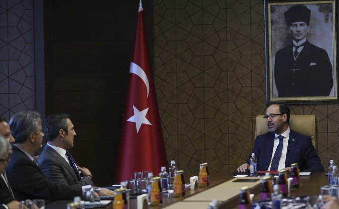 Bakan Kasapoğlu, Ali Koç'u Kabul Etti