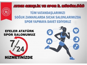 Aydın’da 7 / 24 Spor Yapma Fırsatı