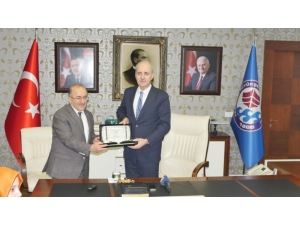 Ak Parti Genel Başkan Yardımcısı Kurtulmuş’tan Başkan Gümrükçüoğlu’na Ziyaret