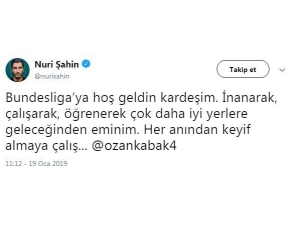 Nuri Şahin’den Ozan Kabak’a Tavsiye