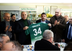 Ümraniye Belediye Başkan Adayı Yıldırım, Dudulluspor Tesislerini Ziyaret Etti