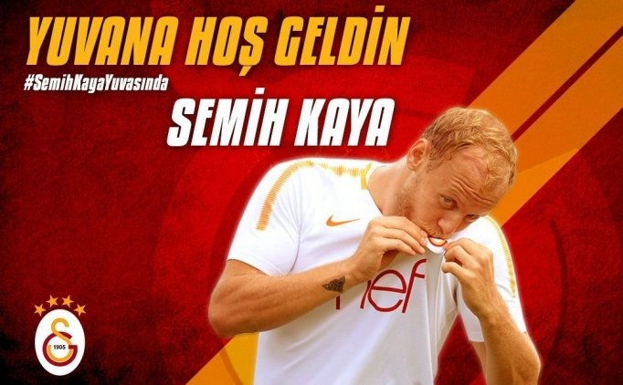Galatasaray, Semih Kaya Transferini Açıkladı