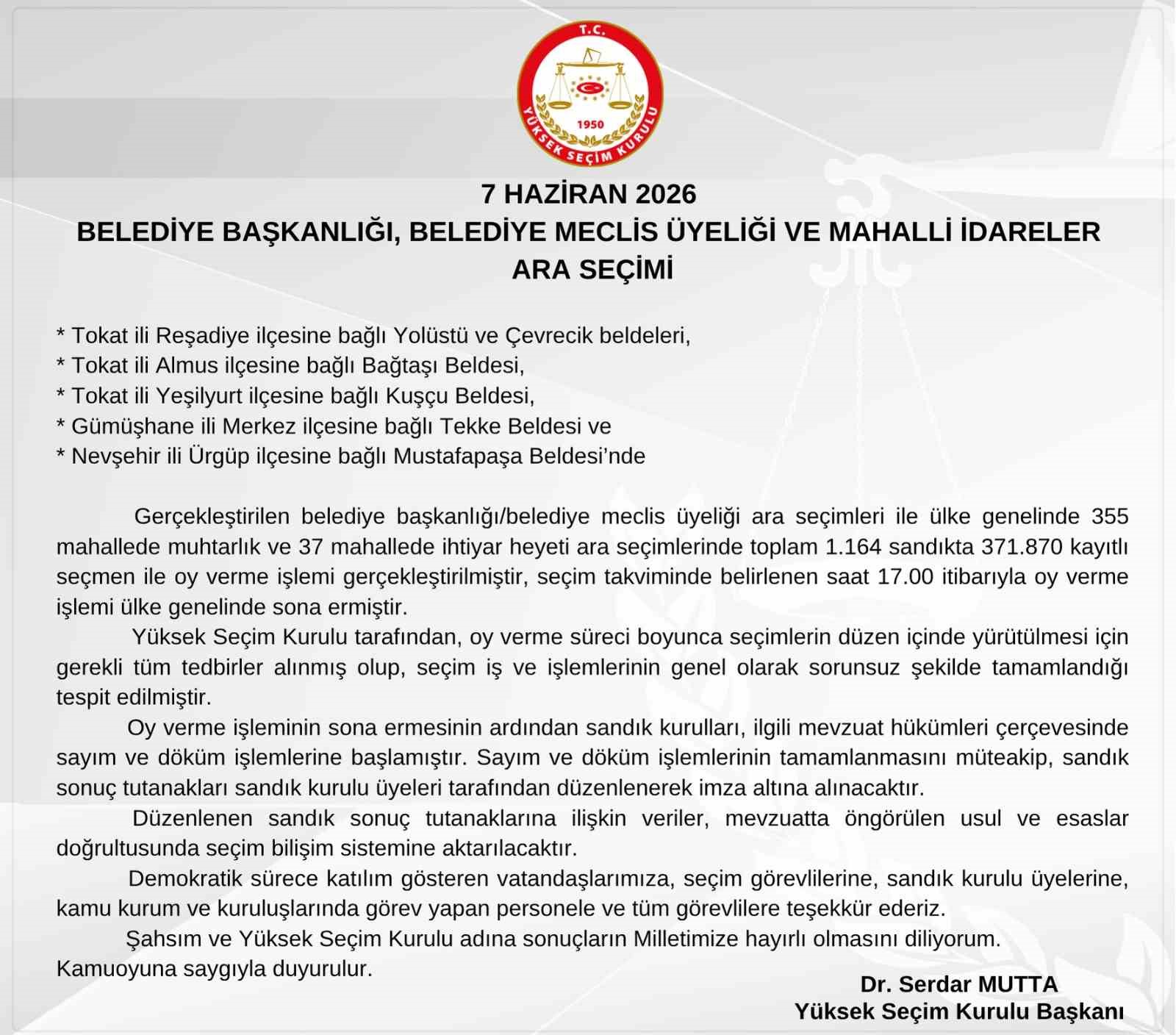 ysk-baskani-mutta-yuksek-secim-kurulu-adina-sonuclarin-milletimize-hayirli-olmasini-diliyorum