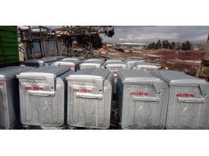 Aslanapa Belediyesi’ne 25 Yeni Çöp Konteyneri