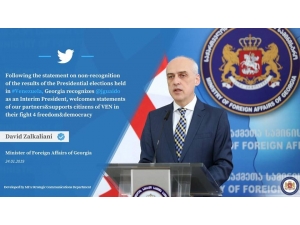 Gürcistan, Juan Guaido’yu Venezuela’nın Geçici Cumhurbaşkanı Olarak Tanıdı