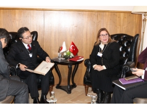 Bakan Pekcan, Japon Mevkidaşı Seko İle Görüştü