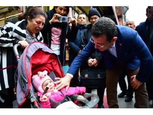 Chp’li Başkan Adayı İmamoğlu’ndan Bahçelievler Esnafına Ziyaret