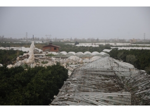 Kumluca’yı 2 Gün Sonra Yine Hortum Vurdu