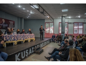 Chp Kuşadası Belediye Başkan Adayı Ömer Günel Güzelçamlı Sakinleri İle Buluştu