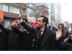 Mhp Başkan Adayı Halil Kaçar’a Coşkulu Karşılama